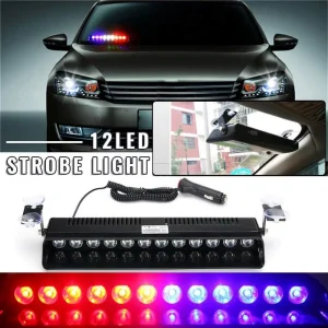 Multi Function VVIP Emergency 12 LED Emergency Warning Flash Light S12