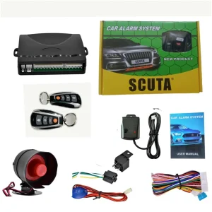 SCUTA 12V Car Alarm Protection Full Security Keyless Entry System Modal No: 313