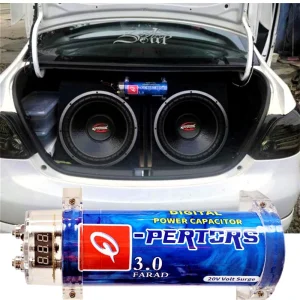 High Performance LED Voltage Display Power Audio 3.0 Farad Amplifier Capacitor (20V)