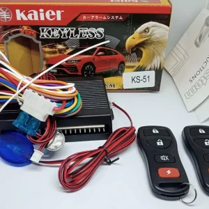 KAIER 12V Keyless Entry Security System With Brake Function Full Set KS-51