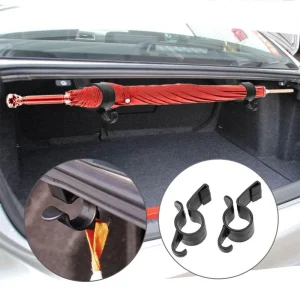 2Pcs/set Automobile Trunk Organizer For Umbrella Hanging Hook