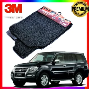 3M Coil Carpet Black Colour Full Set Specially Designed For Mitsubishi Montero