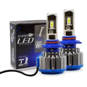 Turbo LED 6000K 8V-48V Trippel Chip High Quality LED H4 Light Pair