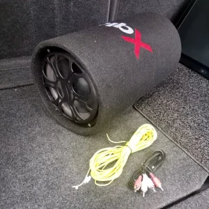XPLOD High Sound Barrel Type Subwoofer With Amplifier And Cable Set - 6.5 Inch