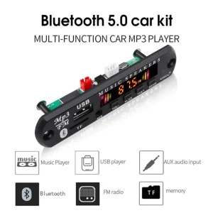 USB Bluetooth MP3 WMA FM AUX Decoder Board Sound Kit With Remote