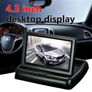 4.3 Inch Foldable Dashboard Colour Display Monitor With Reverse Camera Full Set