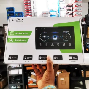 CROWN Branded 9 Inch 4G Sim Type Real DSP Android IPS Player Car Multimedia Player 4+32GB Wifi Bluetooth GPS Navigation System