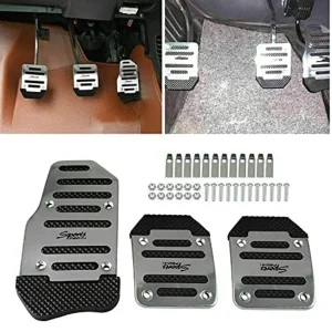 Sports Pedal Manual Gear Vehicles Non Slip Accelerator Clutch Brake Foot Pedal Full Set XB-373