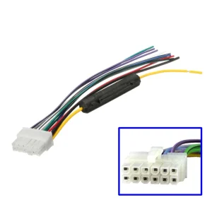 Car Radio Wire Harness Universal Type 12 Pin Cable Connector