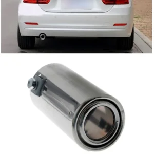 Car Chrome Stainless Steel New Exhaust Pipe Tail Muffler