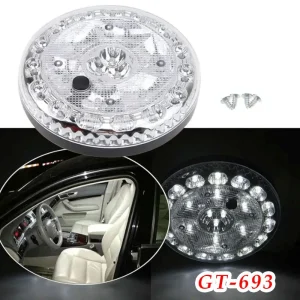 12V White Color LED Roof Ceiling Light Vehicle Interior Luxury Design Light GT-693
