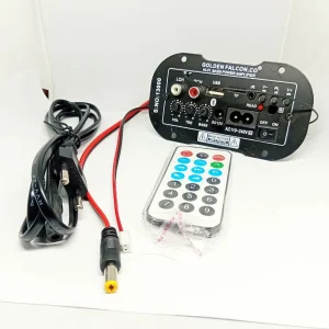 AC 220V-DC 12V Compatible 30W-100W Subwoofer Bass Amplifier Support Bluetooth Radio USB Model: 13000