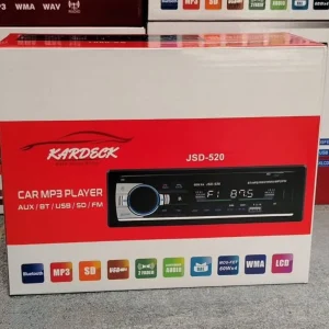 Car MP3 Single Din Setup Player With Bluetooth FM Radio 2 USB SD AUX & Phone Charger Model No: JSD-520