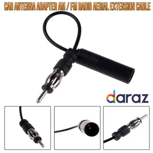Hot Sale 45cm Auto Car Antenna Adapter Vehicle AM / FM Radio Aerial Extension Cable