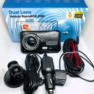 Car Dual Lens 4  Full HD 1080P DVR Video Recorder With Reverse Camera