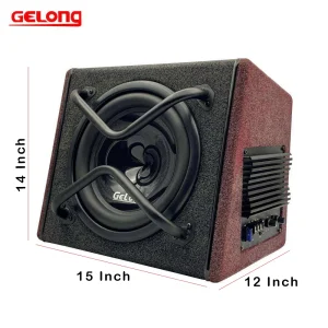 Gelong 12 Inch Super Sound High Power Subwoofer Car Audio Active Subwoofer Model: GL-1232 NEW SKU