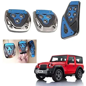 Sports Pedal Manual Gear Vehicles Non Slip Blue Colour Foot Pedal Full Set