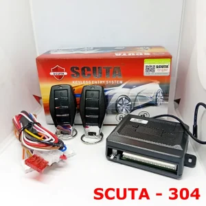 SCUTA Car KeyLess Entry Security System With 02 Remote Controllers Modal No: 304