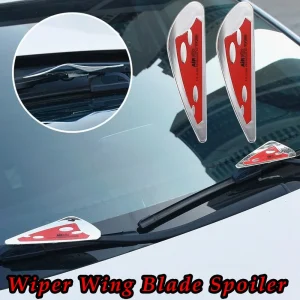 2Pcs Windshield Wiper Wing Protective Spoiler Blade Cover Colour Red