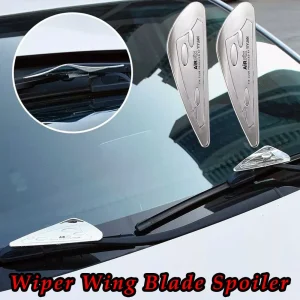 2Pcs Windshield Wiper Wing Protective Spoiler Blade Cover Colour Grey