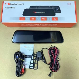 Nakamichi NO310TC Dashcam Stream Media Dual Lens FHD 1080P Dash Cam Car DVR Rearview Mirror Camera