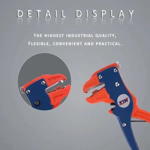 Self-Adjusting Precision Multifunctional Ratchet DIY Tools Cable Cutter Automatic Wire Stripper - YTH 78-318