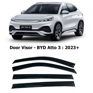 Window Visor For BYD Alto 3 2023+ Side Window Deflector Sun Wind Rain Shield