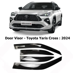 Window Visor For Toyota Yaris Cross 2024 Side Window Deflector Sun Wind Rain Shield