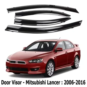 Window Visor For Mitsubishi Lancer 2006-2016 Side Window Deflector Sun Wind Rain Shield