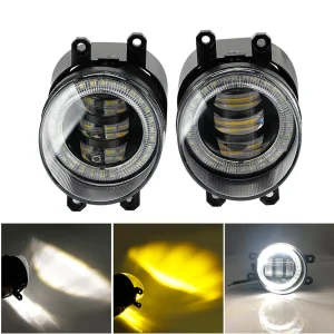 2PCS 3.5inch 30W DRL Round LED Fog Light Driving Lamp For Toyota Corolla Camry