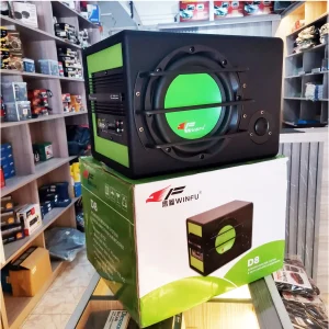 Winfu 8 Inch Super Sound High Power Subwoofer Car Audio Active Subwoofer Model: D8