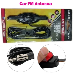 Car Antenna Booster Windshield Mount AM-FM Radio Signal Amplifier Mini Interior Antenna