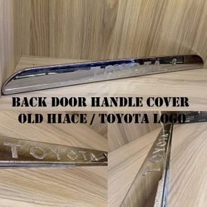 Premium Chrome Rear Door Handle Cover for Toyota Old Hiace