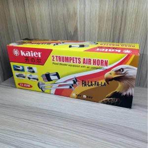 Kaier Road Blaster Trumpets Air Horn 24V FA-LA-FA-LA Trumpet Loud Musical Style Chrome Air Horn With Compressor - CL220