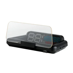 Universal Windshield Projecting HUD – Digital GPS Speedometer with Reflective Display – Driving Safety Projector for All Vehicles