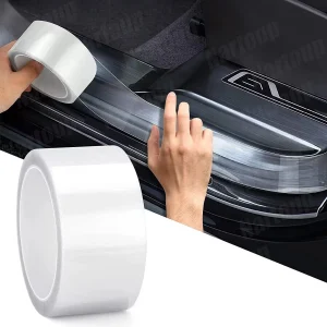 Nano Sticker Tape Anti Scratch Black Silicone Clear Paint Protection Film 5cm x 5m