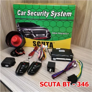 SCUTA Bluetooth Car Keyless Entry Full Security System With 02 Remote Controllers Modal No: BT346