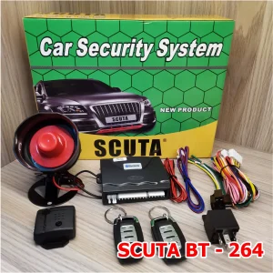 SCUTA Bluetooth Car Keyless Entry Full Security System With 02 Remote Controllers Modal No: BT264