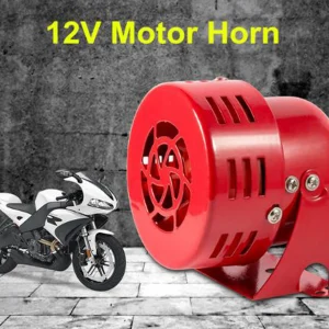 110DB Motor Bike Horn 12V Automotive Air Raid Metal Siren Horn