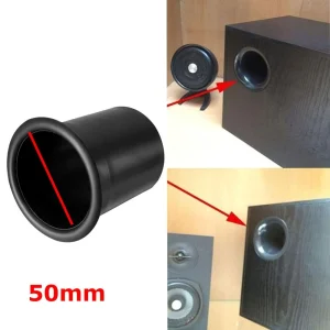 Speaker Port Tube Subwoofer Bass Reflex Tube Bass Woofer Box Port Vent - 50mm