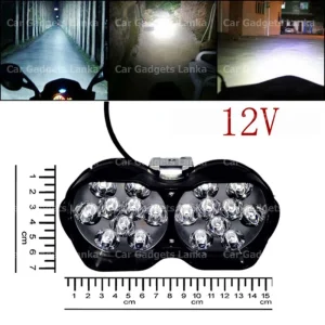 1Pc 18LED Car Bike SUV External High Brightness LED Twin Fog Light