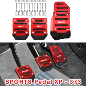 Sports Pedal Manual Gear Vehicles Non Slip Accelerator Clutch Brake Foot Pedal Full Set XB-373