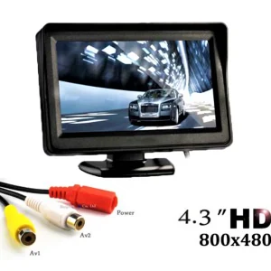 HD Mini 4.3 Inch TFT Color Monitor For Reverse Camera