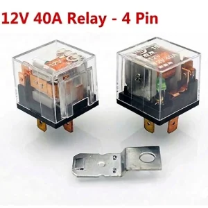 Car Fused On Off Automotive Transparent Car Relay DC 12V 40A 4 Pin