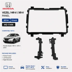 Honda Vezel/ HR-V/ XR-V Andoid Panel Android Frame 9 Inch, Compatible Year 2014