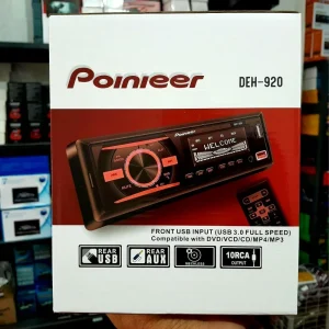 Car Bluetooth MP3 FM Radio Single Din Player With USB/ SD/ AUX/ RCA & Sub Out Model: DEH-920