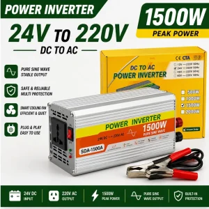 1500W High Power Modified Sine Wave Inverter DC 12V to AC 220V