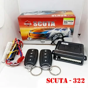 SCUTA Car Keyless Entry Security System With 02 Remote Controllers Modal No: 322